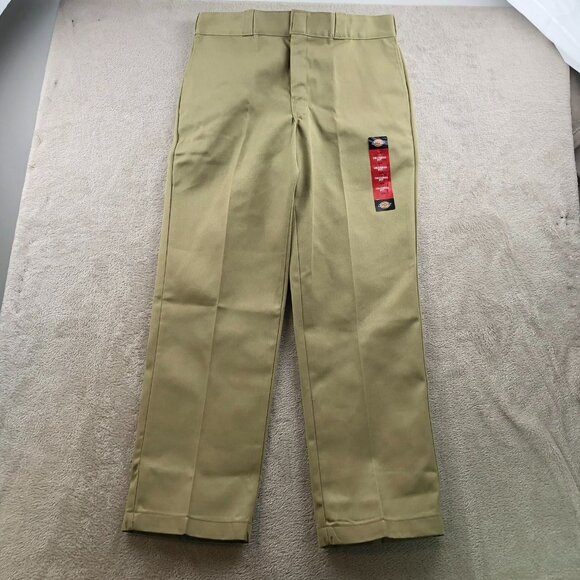 NWT Dickies Mens Work Pants Size 34x30 Original Fit Khaki Chino Casual Straight - Picture 15 of 16